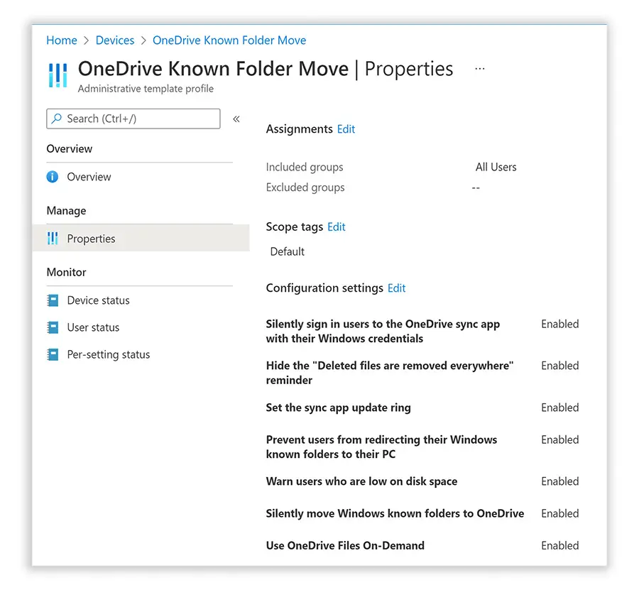 Home Folders to OneDrive for London SMB