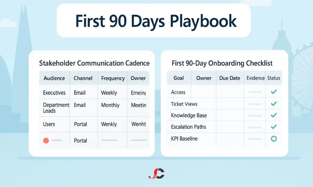IT Support Playbook First 90 Days