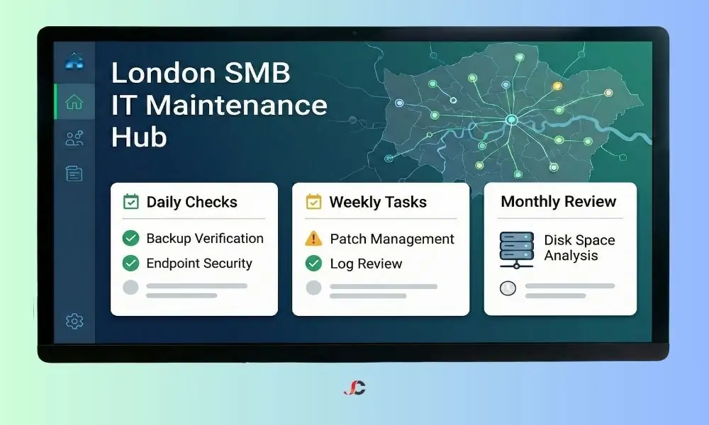 IT maintenance checklist for London SMBs