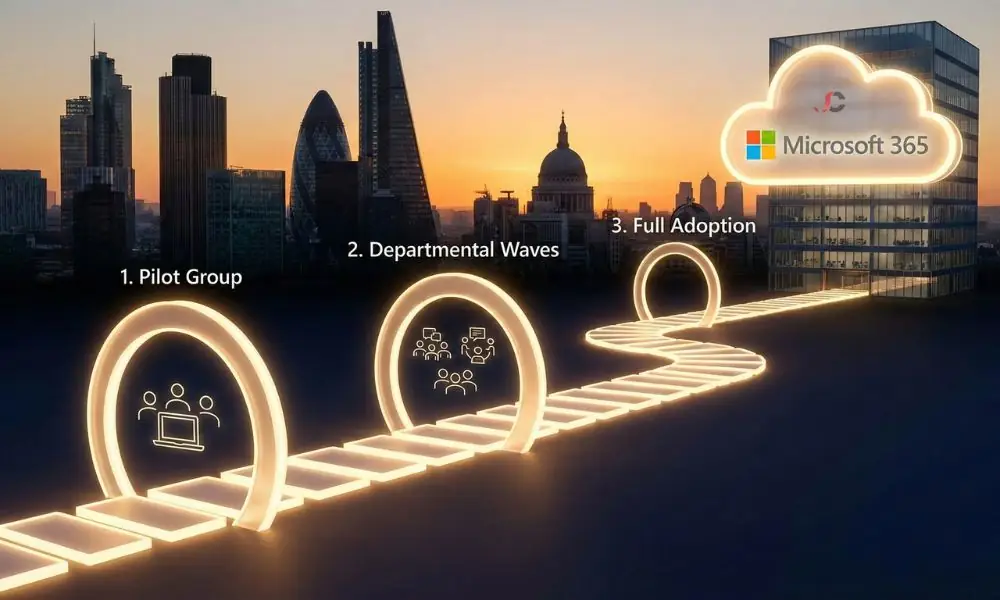 phased Microsoft 365 migrations for London SMBs