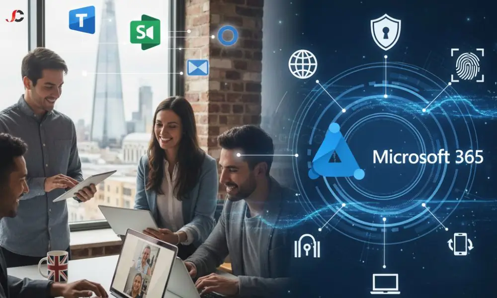 remote work with Microsoft cloud services
